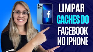 COMO LIMPAR o CACHE do FACEBOOK no IPHONE  PASSO A PASSO [upl. by Islehc]