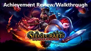 Siegecraft Commander Xbox One Achievement Walkthrough [upl. by Owiat]