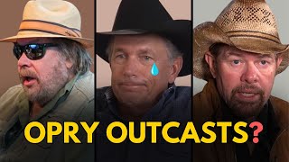 10 Icons SNUBBED by OPRY Real Reason Why Toby Keith George Strait are NOT Members [upl. by Ion]