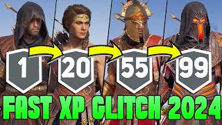 AC Odyssey XP Glitch 2024 Farm How to LEVEL UP fast in Assassins Creed Odyssey lvl up leveling [upl. by Ydurt]