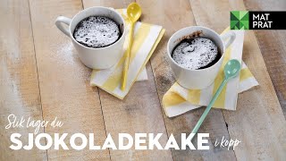 Sjokoladekake i kopp  MatPrat [upl. by Eelannej522]