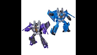 Earthrise Thundercracker and Skywarp Review [upl. by Alleuqram999]