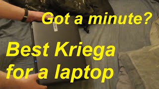 Got A Minute Kriega Bag For Laptop [upl. by Ivett99]