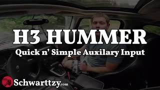 H3 Hummer Quick n Simple Auxilary Input Install [upl. by Obola389]