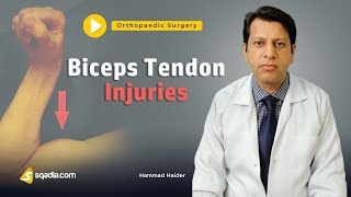 Biceps Tendon Injuries  Orthopedic Surgery Lectures  Clinical VLearning  sqadiacom [upl. by Akcinehs]