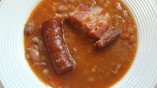 Pasulj sa kobasicom i slaninomReceptBeans with sausage and baconRecipe👌👌👌👍👍👍 [upl. by Aksoyn]