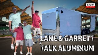 Lane amp Garrett Talk Best Features of our EZHauler Aluminum RaceCar Trailers [upl. by Drazze]