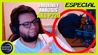 Mi Nuevo Micrófono  AKG P220  Unboxing y Análisis  Especial [upl. by Shing]