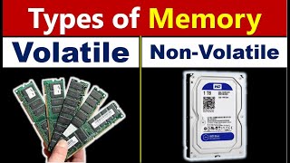 Volatile amp NonVolatile Memory  Types of Memory  Explained in Hindi [upl. by Gwyneth524]