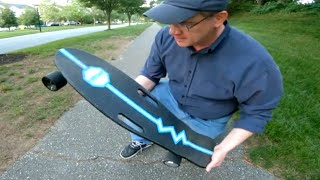 Caroma 32 Inch Electric Skateboard Review [upl. by Annais828]