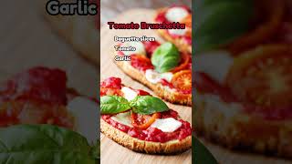 Easy Tomato Bruschetta Recipe Fresh Italian Appetizer [upl. by Hayidan]