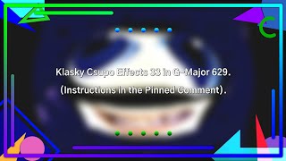 Klasky Csupo Effects 33 in GMajor 629 Instructions in the Pinned Comment [upl. by Itsyrk]