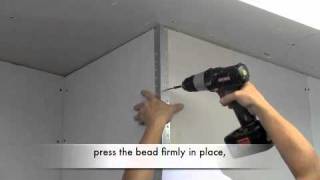 How to Install Metal Drywall Corner Bead [upl. by Obadias]