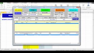 EinnahmeÜberschussRechnung geschäftlich oder privat auf Basis einer Excel Datei Excel VBA [upl. by Zeuqirdor]