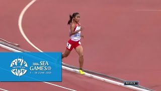 Athletics Womens 10000m Final Day 6  28th SEA Games Singapore 2015 [upl. by Domeniga530]