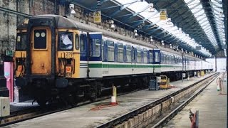 British Rail Vignettes 15 Last week of 309s Longsight depot amp Stockport 24 May 2000 [upl. by Berkeley]