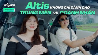 Phỏng vấn chủ xe Toyota Altis 2023 genZ MC Hype streetstylevẫn chọn Altis [upl. by Ymmac]