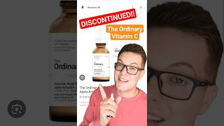 DISCONTINUED  The Ordinary Vitamin C What We Know shorts [upl. by Taveda]