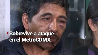 ¿CÓMO FUE  Sobreviviente del ataque en el Metro Tacubaya en CDMX narra lo que vivió [upl. by Bithia923]