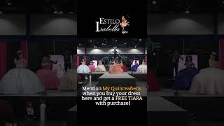 Estilo Isabella  Quinceanera Dress Fashion Show  Handmade XV Dresses [upl. by Atenik]