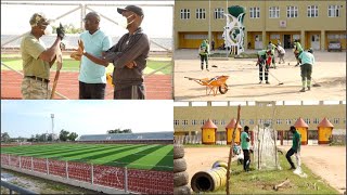 Les acteurs du sport de ziguinchor préparent louverture du STADE Aline Sitoé Diatta [upl. by Atteras]