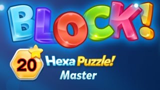 BLOCK Hexa Puzzle Master Level 20 Basic  Lösung Solution Walkthrough [upl. by Rednasela418]