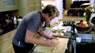 How to make your pastry parcel for salmon en croute  Gordon Ramsay [upl. by Nudnarb227]