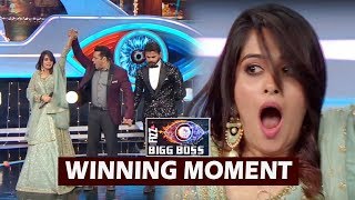 Dipika Kakar WINNING Moments On Bigg Boss 12 Grand Finale  Colors TV [upl. by Anigger]