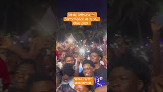 Kwesi Arthur’s 🇬🇭 performance at TIDAL RAVE 2024  ghanamusic ghanaentertainment singerlife [upl. by Kenimod]