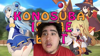 I GYATT TO SEE  KONOSUBA TRAILER REACTION [upl. by Melisse160]