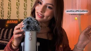 ASMR  Positive Affirmations amp Random Triggers [upl. by Meedan]