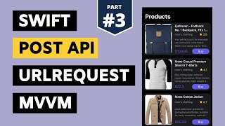 Part 3  Generic amp Reusable POST API Calls with URL Request  MVVM in Swift 2023 Hindi [upl. by Asyen]