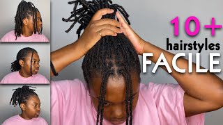 10 Hairstyles que tu peux faire avec tes Locks  FACILE  ✅ [upl. by Renba238]