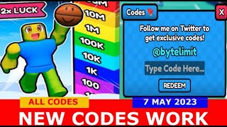 NEW UPDATE CODES FREE CODES PET Super Dunk Simulator ROBLOX  ALL CODES  May 7 2023 [upl. by Tsuda]