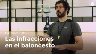 Las infracciones en el baloncesto  Baloncesto [upl. by Euqor962]