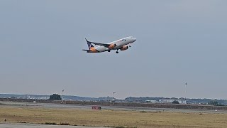 10 TAKEOFFS in 4 MINUTES UP CLOSE  Bucharest Airport  Plane Spotting [upl. by Selij]