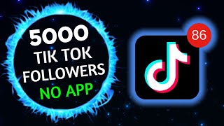 COMMENT AVOIR BEAUCOUP DABONNÉS SUR TIK TOK EN 2023  AVOIR DES ABONNÉS SUR TIK TOK GRATUITS 2023 [upl. by Koch901]