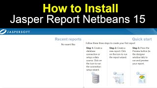 How to Install iReport Plugin in Netbeans 15 [upl. by Sternlight99]