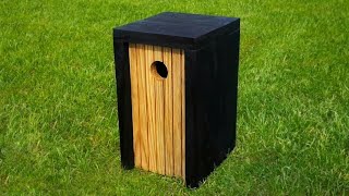 Turn OLD PALLETS into BIRDHOUSE [upl. by Reinal834]