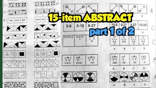 15item ABSTRACT Reasoning part 1 of 2 [upl. by Anneuq]