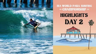 Highlights  Competition Day 2  2024 ISA World Para Surfing Championship [upl. by Claiborn554]