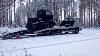 Homemade tracked vehicle [upl. by Farrington389]