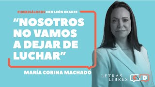 María Corina Machado quotNosotros no vamos a dejar de lucharquot [upl. by Atilrep479]