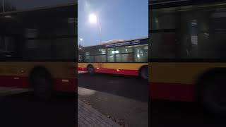 Autobus Warszawa solbus 521 Falenica 7309 wyjazd ze szczęśliwi lng [upl. by Wesa]