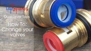 Tap Spares UK  How to Replace the Valves in a Dual Lever Tap [upl. by Watters]