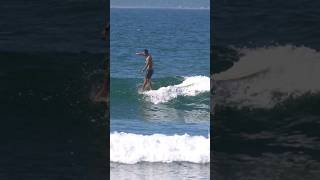 Awesome surfing Batukaras Longboard surf West Java Indonesia [upl. by Mont138]