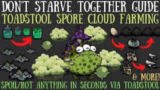 Toadstool Spore Farming Guide  Infinite Gunpowder Fertilizer Bone Shards Rot amp More FAST DST [upl. by Anirbac]