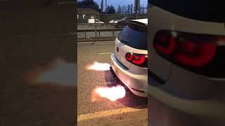 SAVAGE FLAMES from GOLF MK6 GTi [upl. by Aiuqcaj]