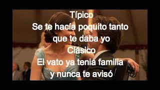 Tipico clasico letra El Mimoso [upl. by Sherilyn]