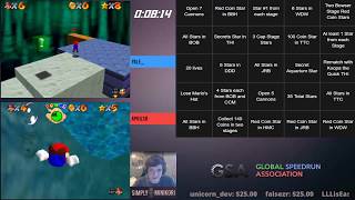 Yale vs AprilSR  Round 1  GSA Bingo Tournament 2018  Super Mario 64 [upl. by Juan]